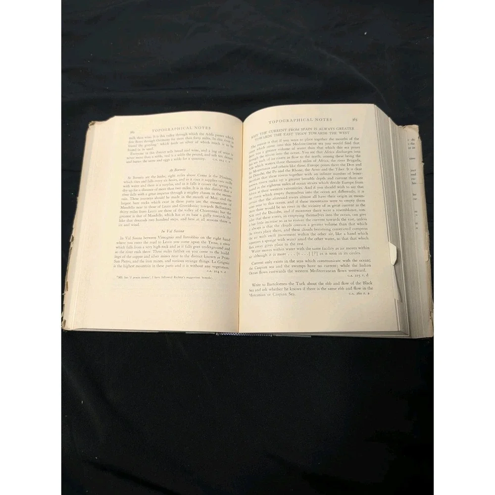 1955 The Notebooks of Leonardo Da Vinci Edward MacCurdy One Vol HC George Brazil